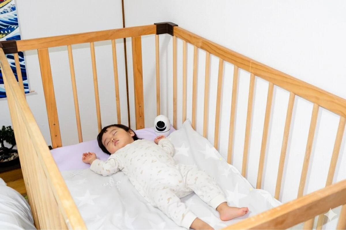 ベビーモニター ベビーベッド 0歳 安心 高松 晴れとケ
